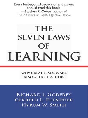 cover image of The Seven Laws of Learning